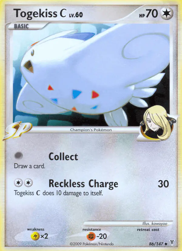 Carta Togekiss C 86/147 de Supreme Victors