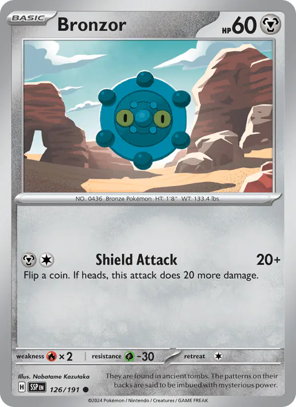 Carta Bronzor 126/191 de Surging Sparks
