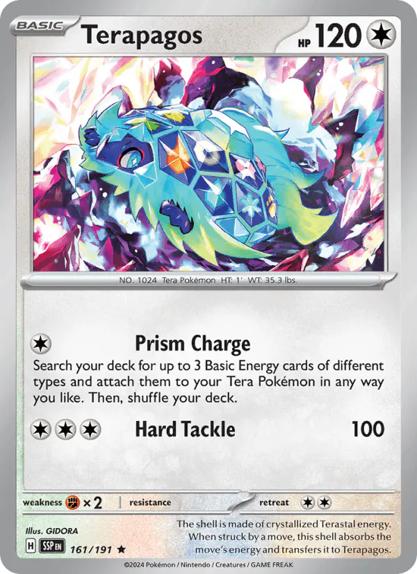 Carta Terapagos 161/191 de Surging Sparks