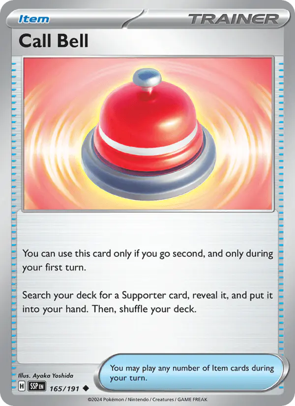 Carta Call Bell 165/191 de Surging Sparks