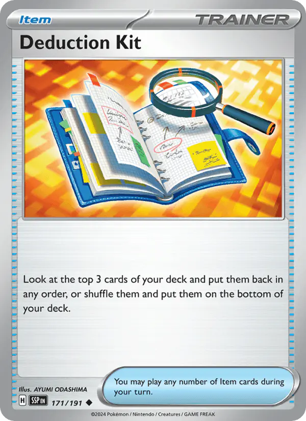 Carta Deduction Kit 171/191 de Surging Sparks
