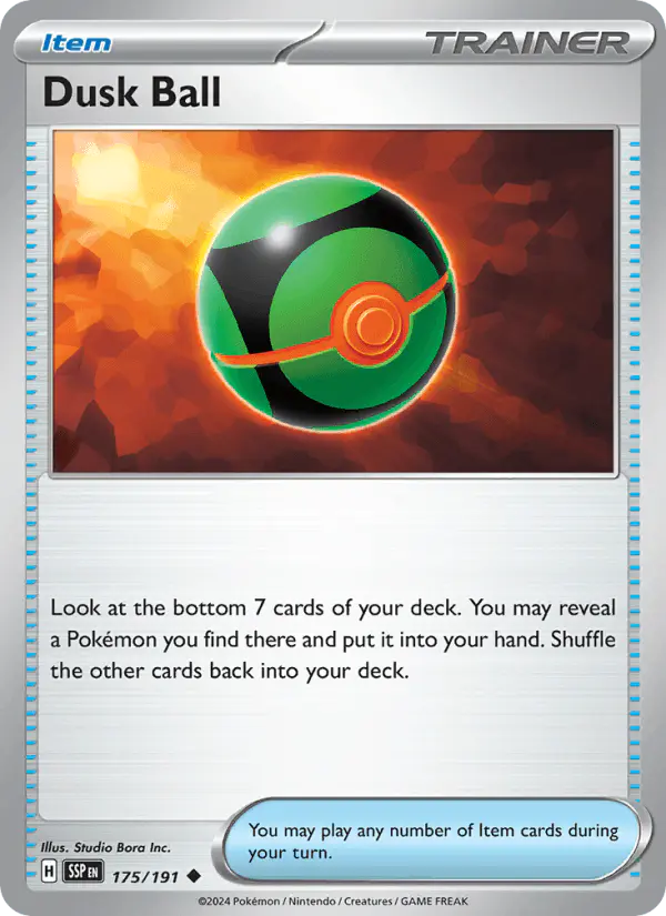 Carta Dusk Ball 175/191 de Surging Sparks