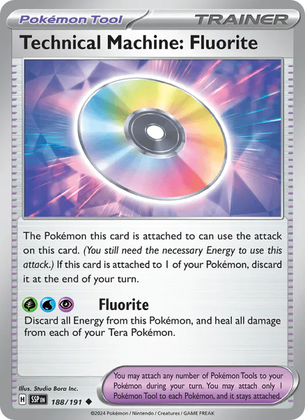 Carta Technical Machine: Fluorite 188/191 de Surging Sparks