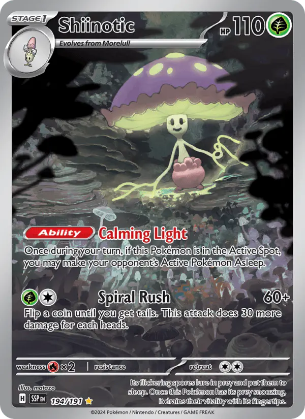 Carta Shiinotic 194/191 de Surging Sparks