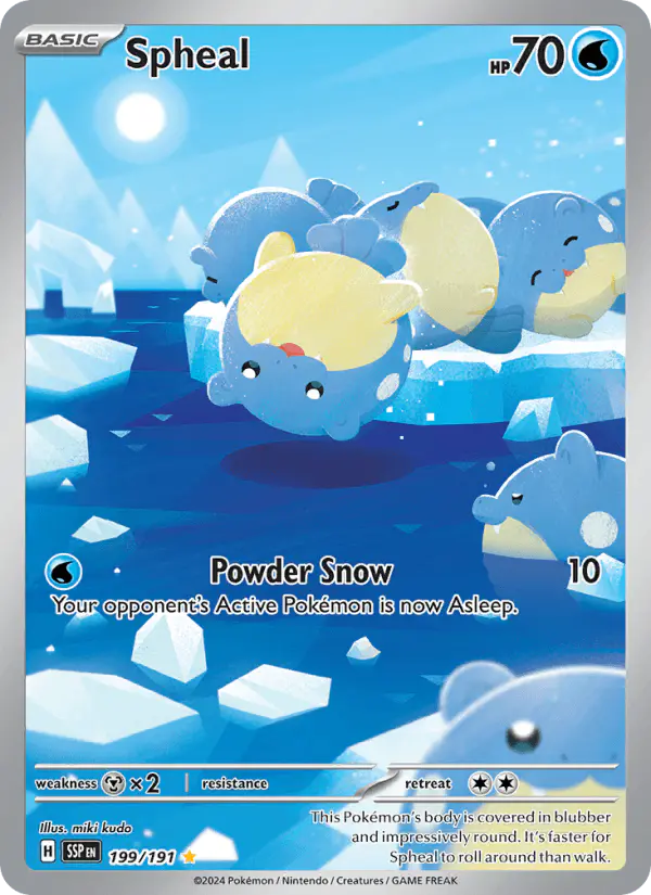 Carta Spheal 199/191 de Surging Sparks