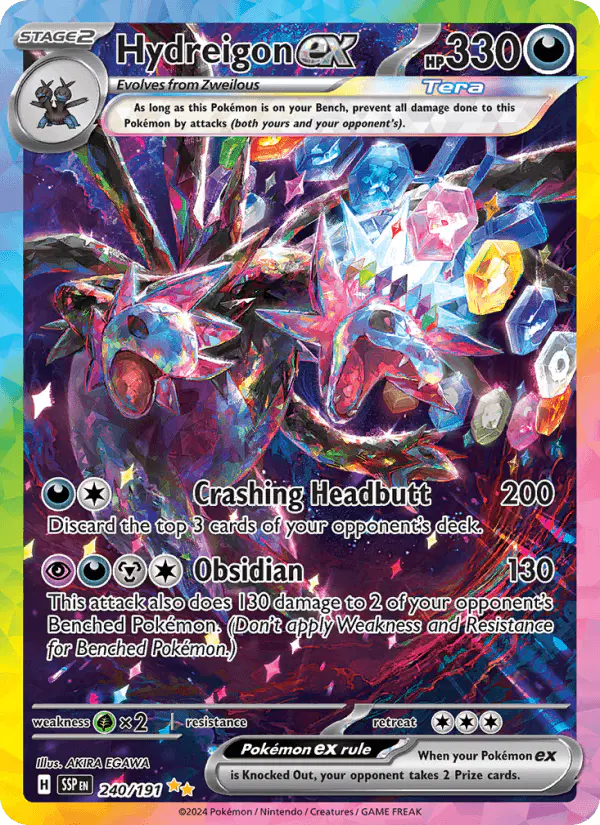 Carta Hydreigon ex 240/191 de Surging Sparks