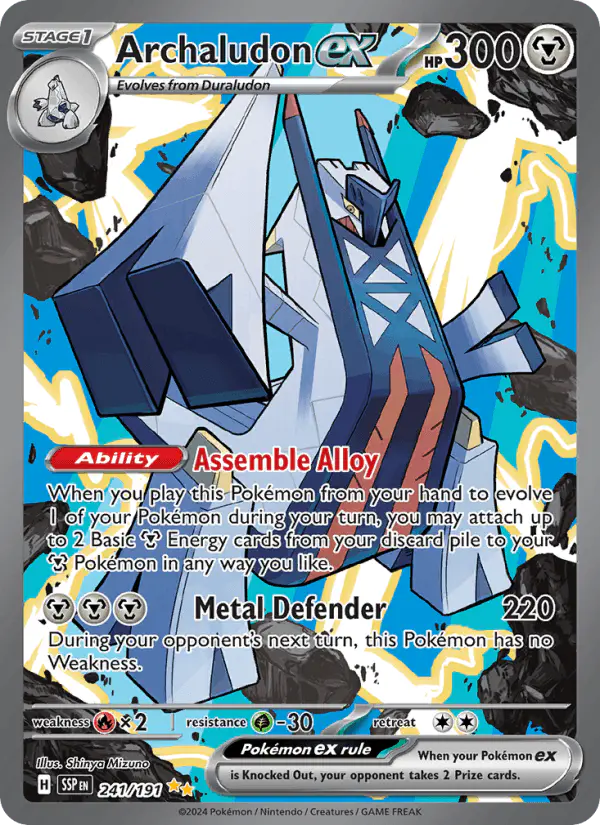 Carta Archaludon ex 241/191 de Surging Sparks