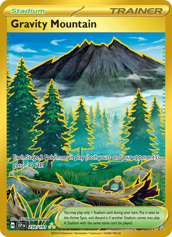 Carta Gravity Mountain 250/191 de Surging Sparks
