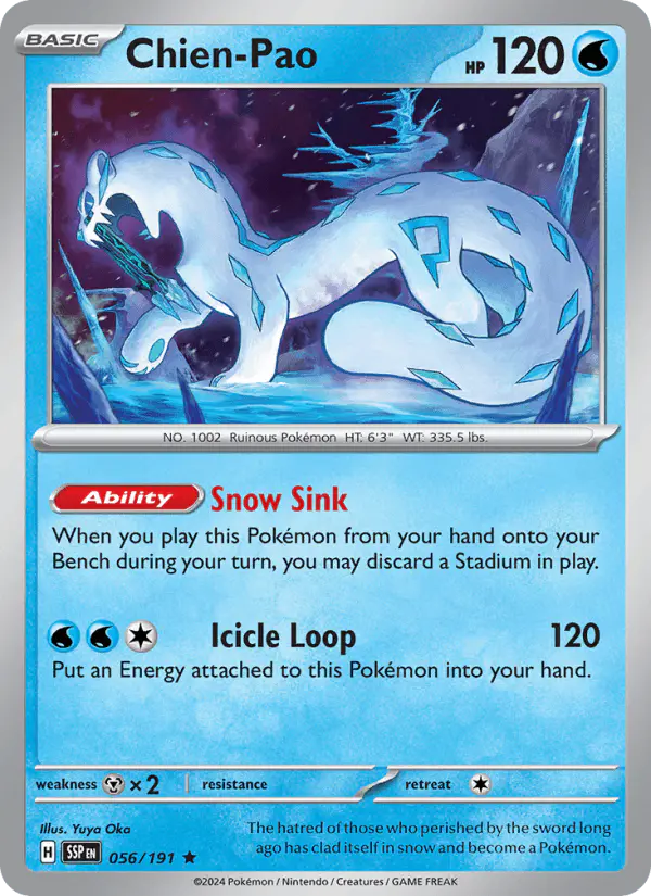 Carta Chien-Pao 056/191 de Surging Sparks