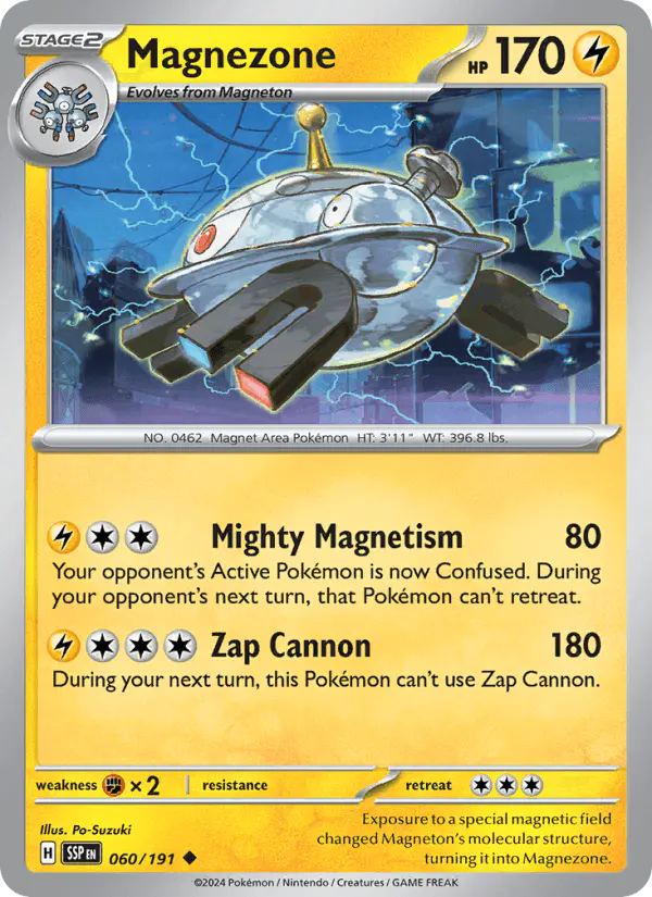 Carta Magnezone 060/191 de Surging Sparks