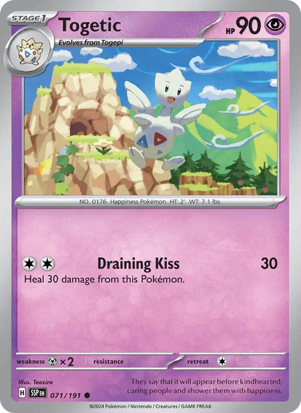 Carta Togetic 071/191 de Surging Sparks