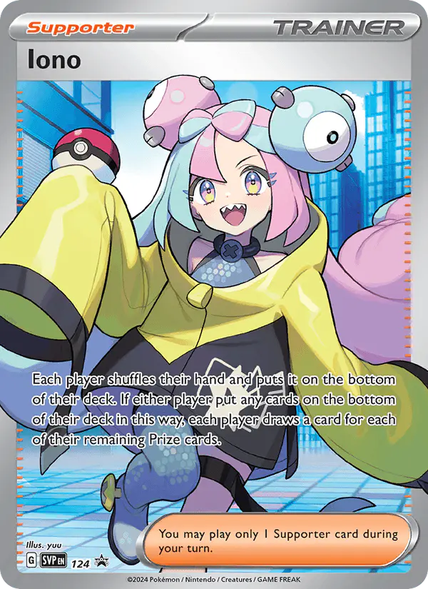 Carta Iono #124 de SVP Black Star Promos