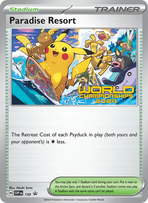 Carta Paradise Resort #150 de SVP Black Star Promos
