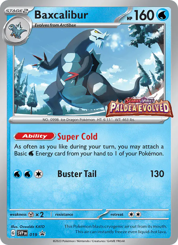 Carta Baxcalibur #19 de SVP Black Star Promos