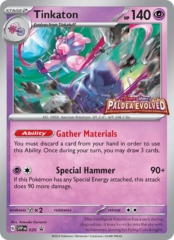 Carta Tinkaton #20 de SVP Black Star Promos