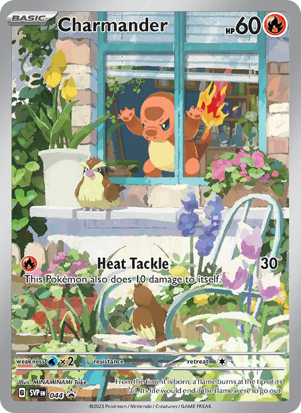 Carta Charmander #44 de SVP Black Star Promos