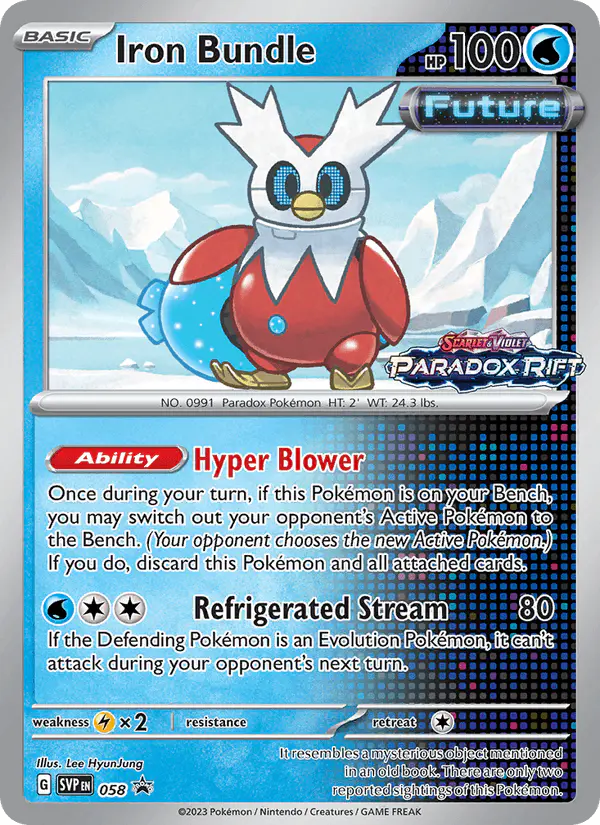 Carta Iron Bundle #58 de SVP Black Star Promos