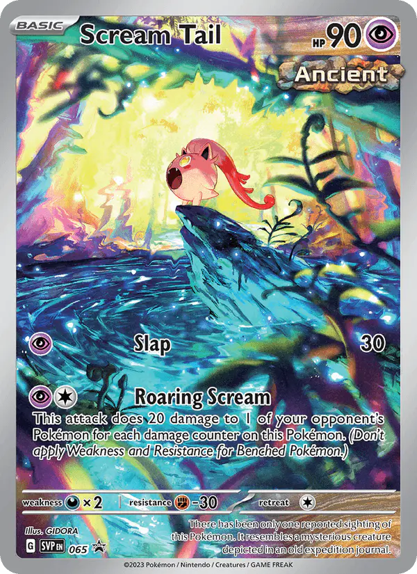 Carta Scream Tail #65 de SVP Black Star Promos