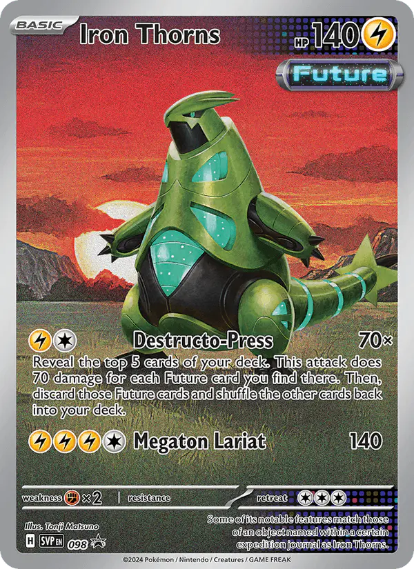 Carta Iron Thorns #98 de SVP Black Star Promos
