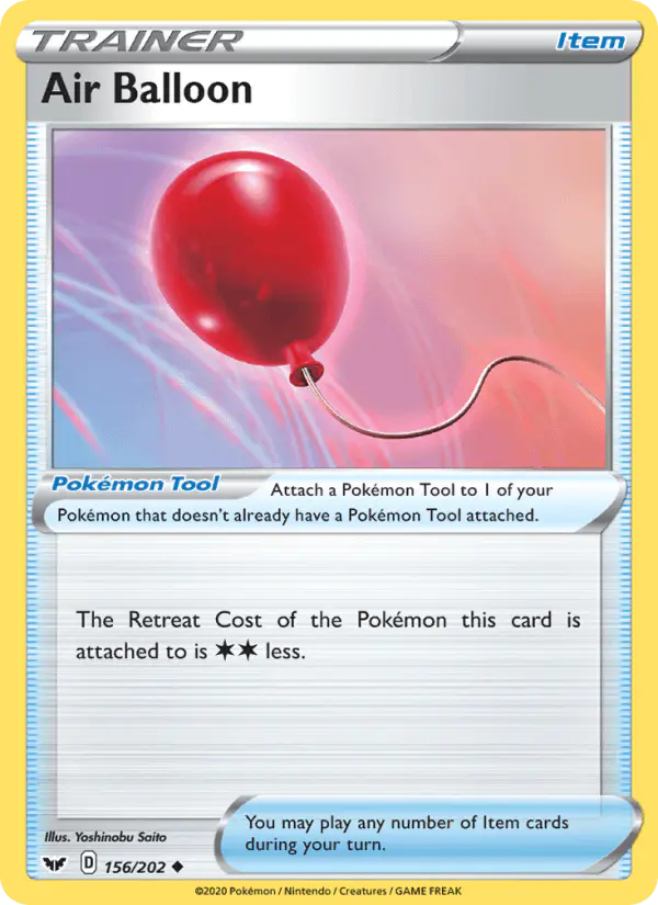 Carta Air Balloon 156/202 de Sword & Shield