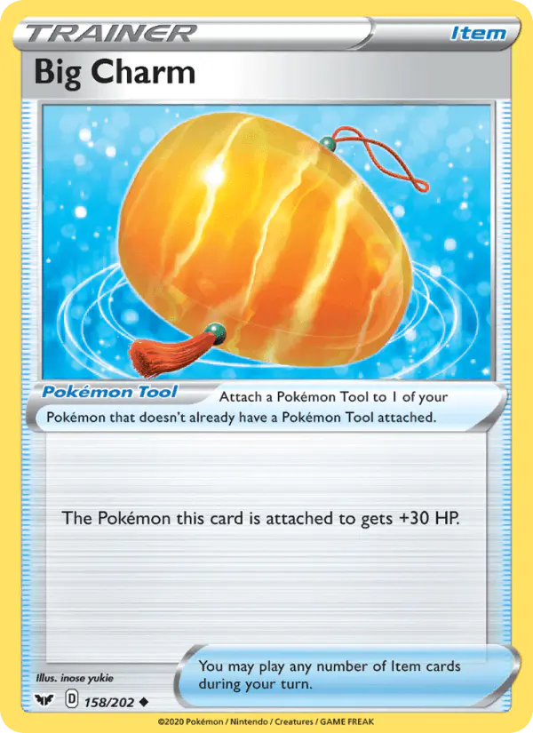 Carta Big Charm 158/202 de Sword & Shield
