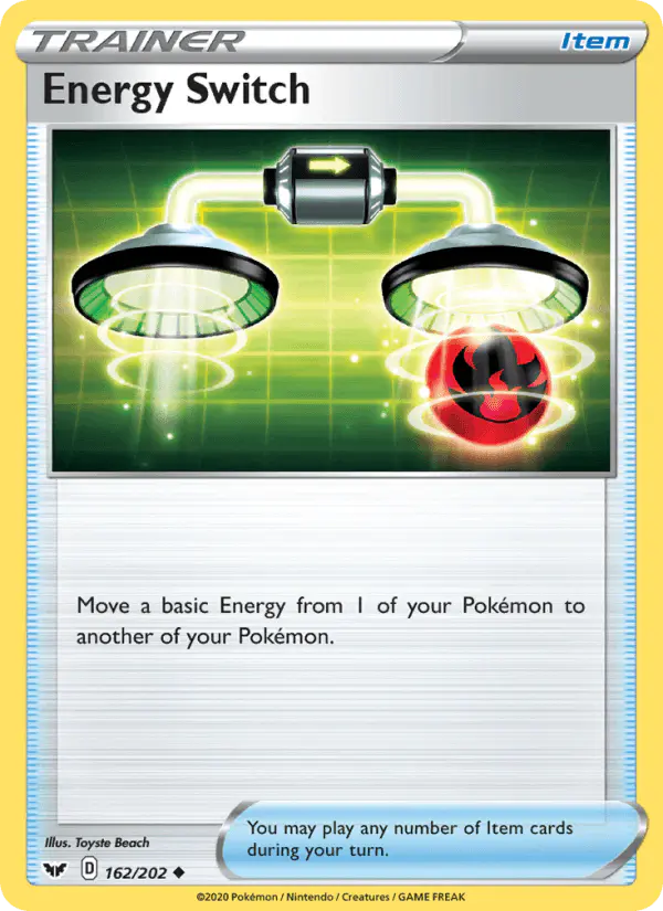 Carta Energy Switch 162/202 de Sword & Shield