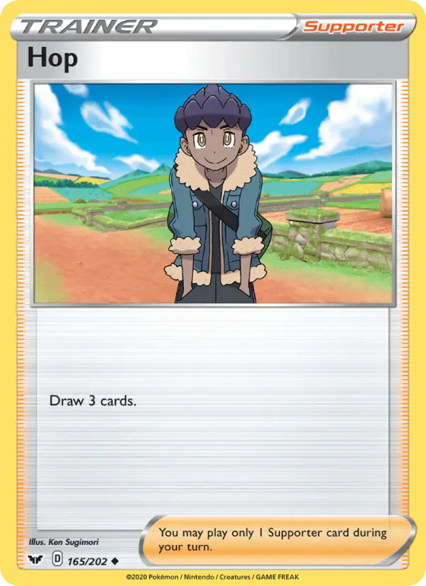 Carta Hop 165/202 de Sword & Shield