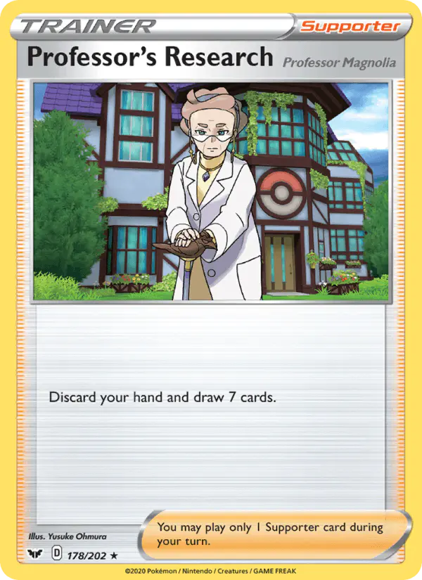 Carta Professor's Research (Professor Magnolia) 178/202 de Sword & Shield