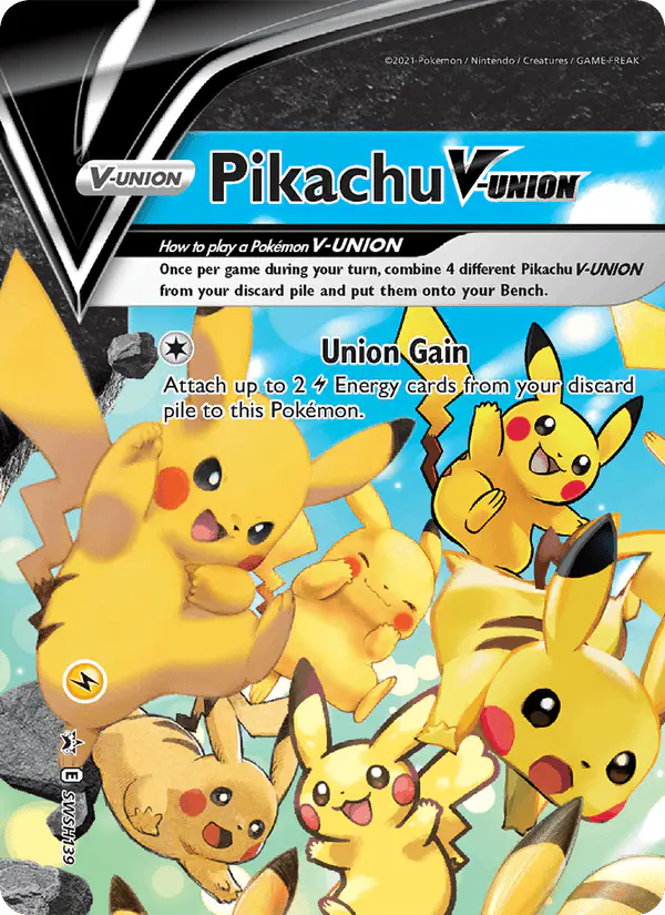 Carta Pikachu V-UNION SWSH139 de SWSH Black Star Promos