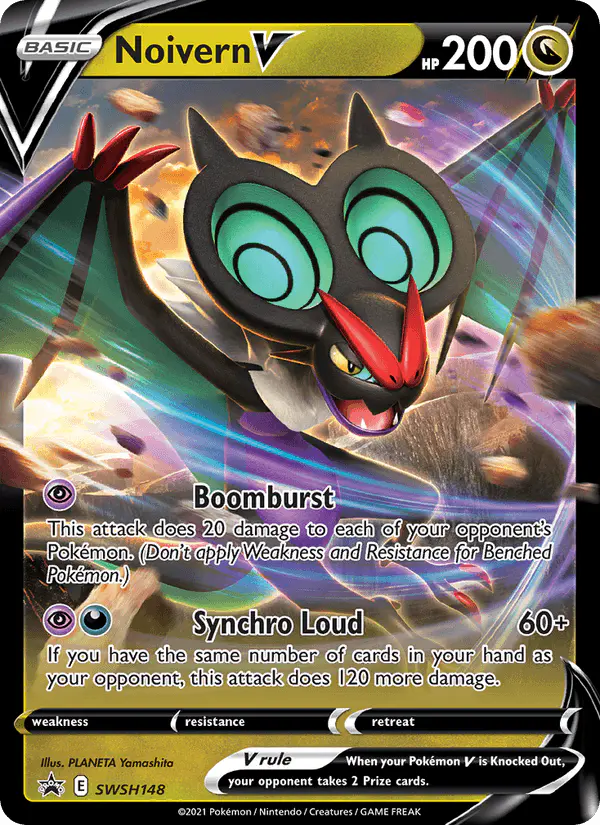 Carta Noivern V SWSH148 de SWSH Black Star Promos