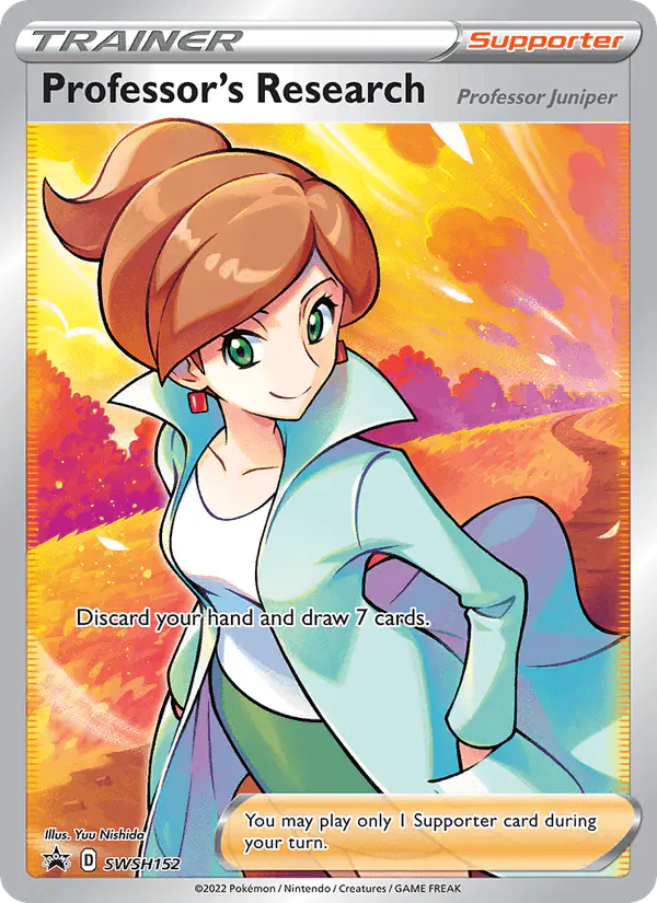 Carta Professor's Research SWSH152 de SWSH Black Star Promos