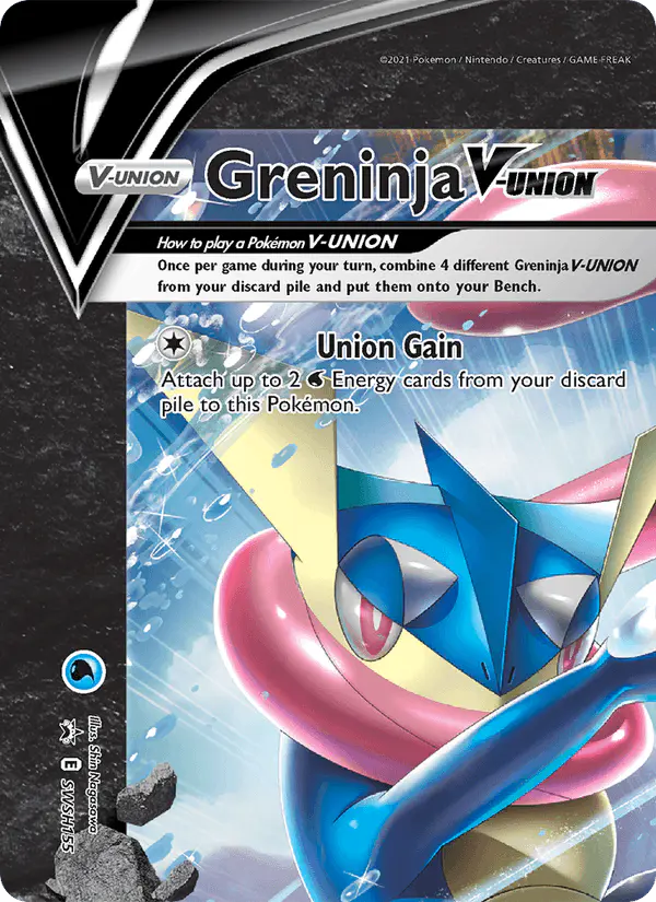 Carta Greninja V-UNION SWSH155 de SWSH Black Star Promos