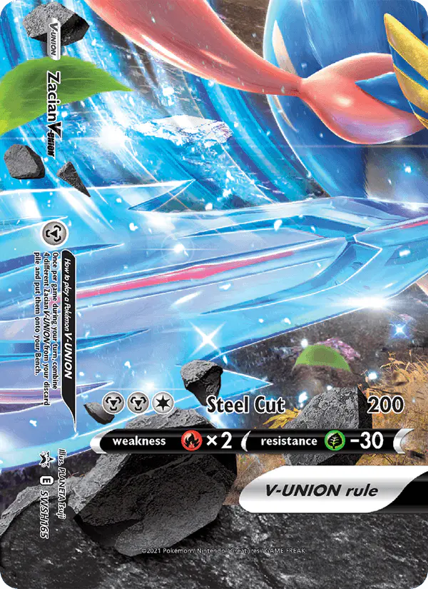 Carta Zacian V-UNION SWSH165 de SWSH Black Star Promos