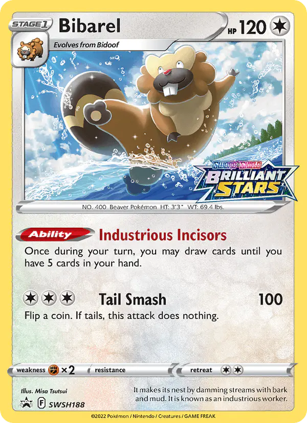 Carta Bibarel SWSH188 de SWSH Black Star Promos