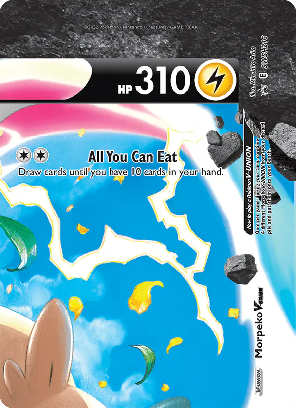 Carta Morpeko V-UNION SWSH216 de SWSH Black Star Promos