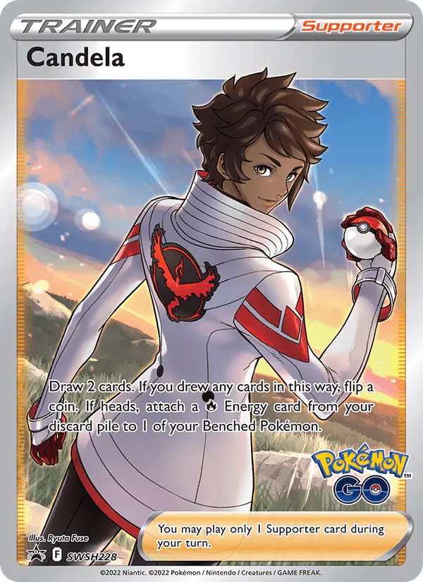 Carta Candela SWSH228 de SWSH Black Star Promos