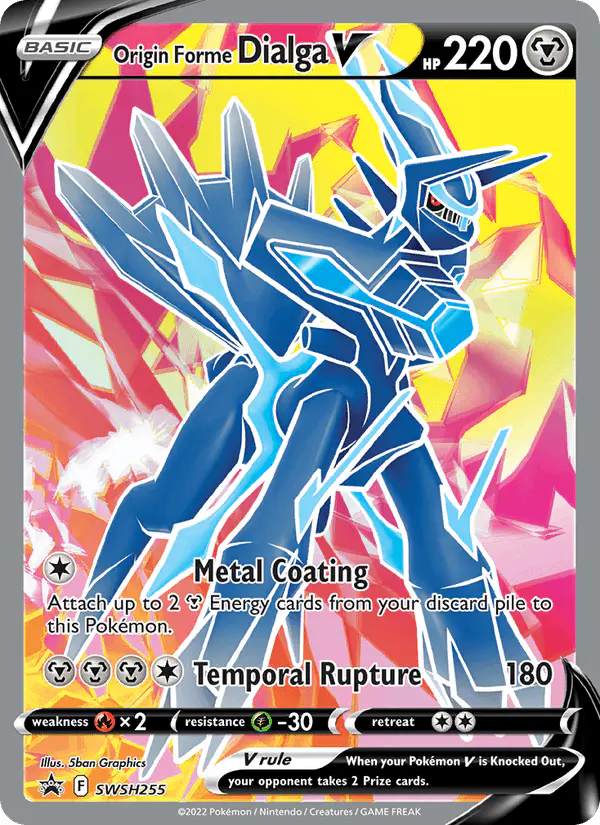 Carta Origin Forme Dialga V SWSH255 de SWSH Black Star Promos