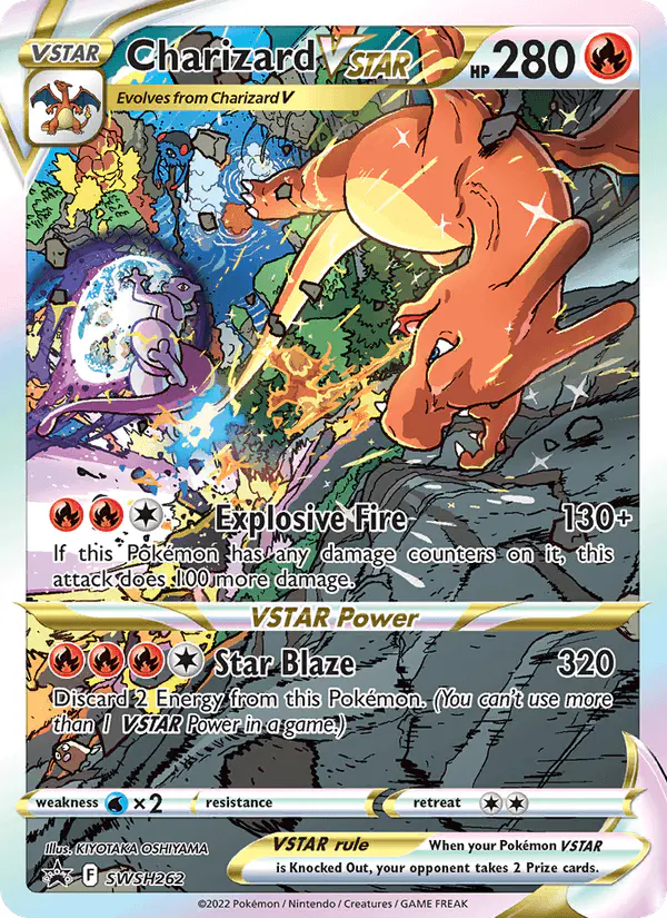 Carta Charizard VSTAR SWSH262 de SWSH Black Star Promos