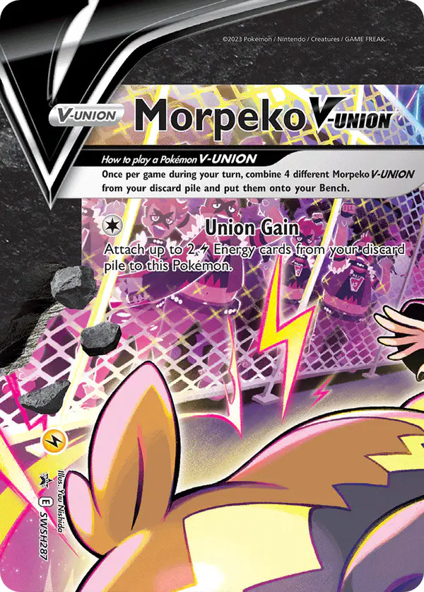 Carta Morpeko V-UNION SWSH287 de SWSH Black Star Promos