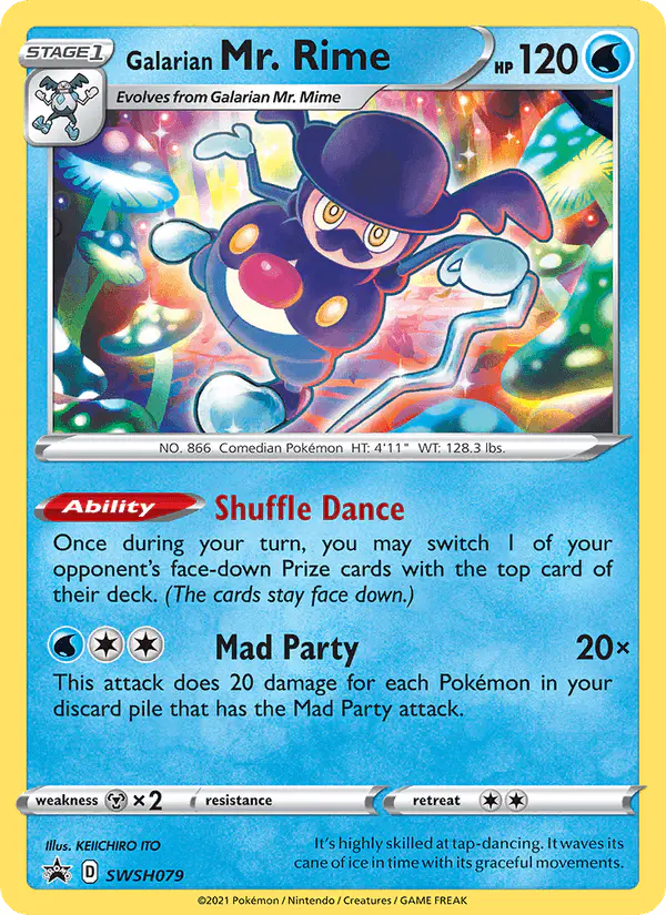 Carta Galarian Mr. Rime SWSH079 de SWSH Black Star Promos