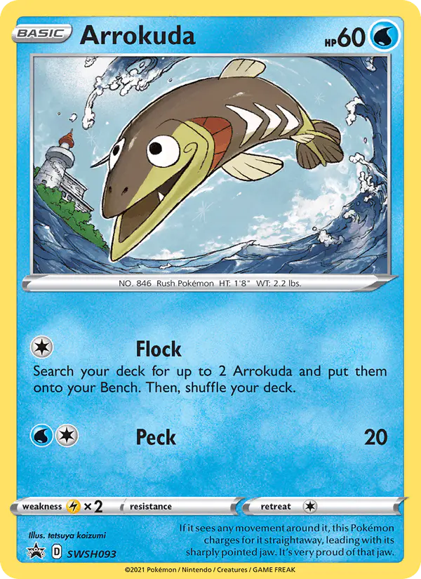 Carta Arrokuda SWSH093 de SWSH Black Star Promos