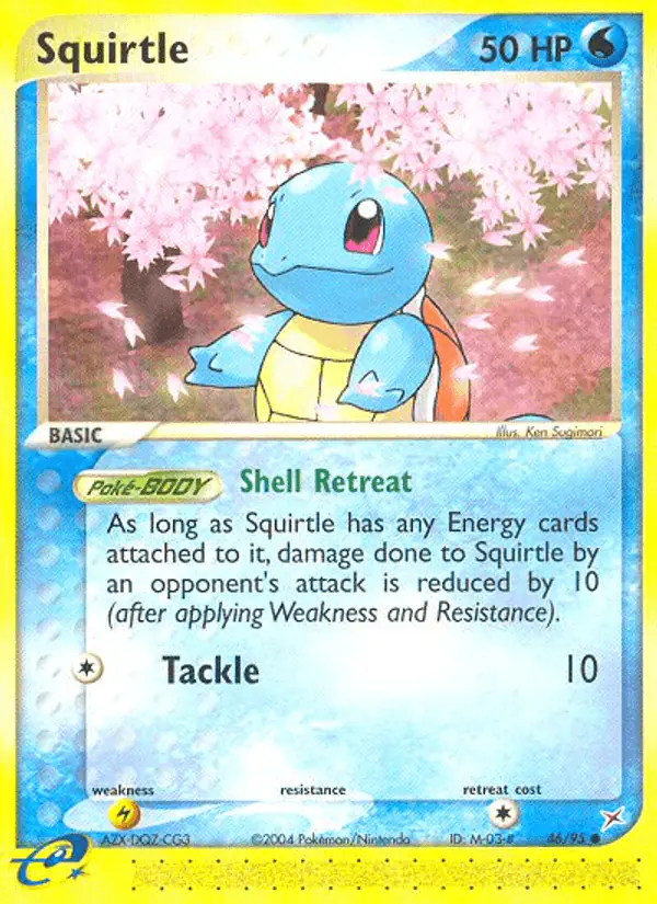 Carta Squirtle 46/95 de Team Magma vs Team Aqua