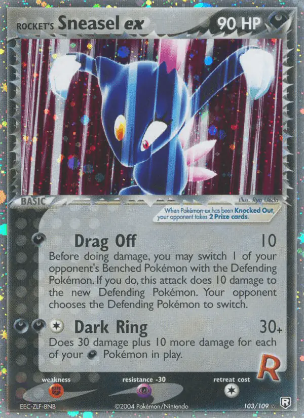 Carta Rocket's Sneasel ex 103/109 de Team Rocket Returns