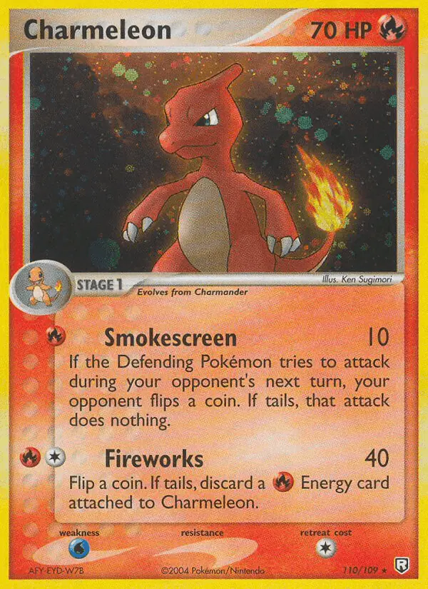 Carta Charmeleon 110/109 de Team Rocket Returns