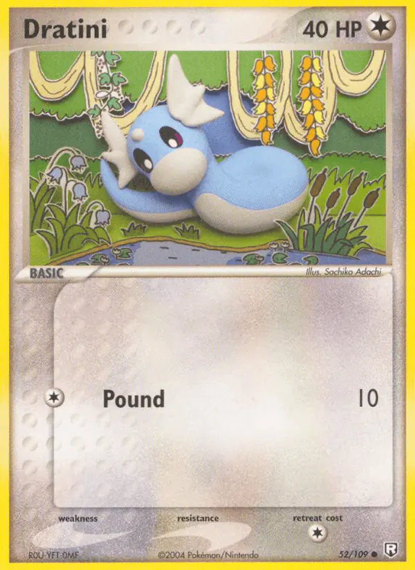 Carta Dratini 52/109 de Team Rocket Returns