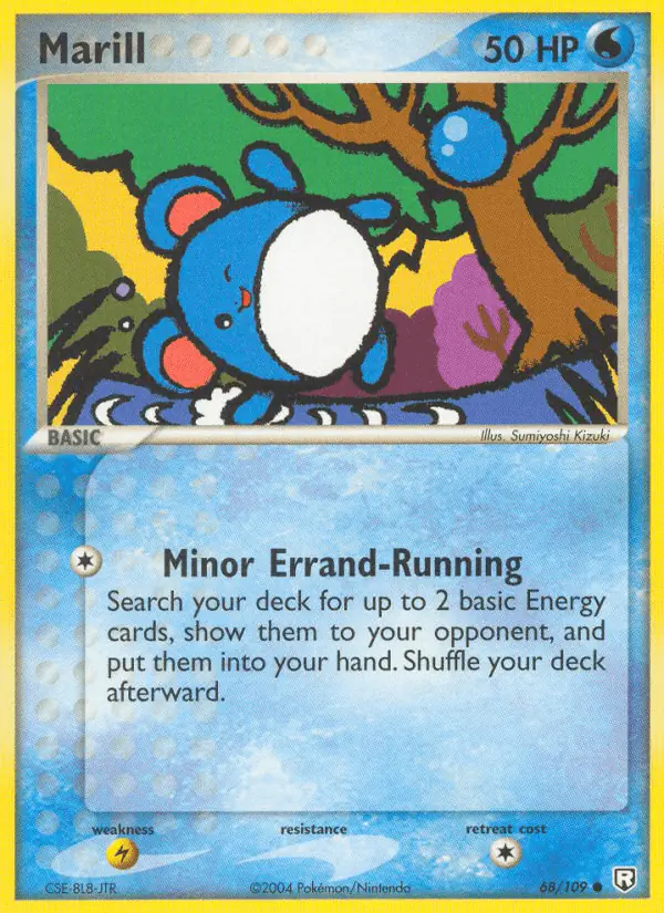 Carta Marill 68/109 de Team Rocket Returns