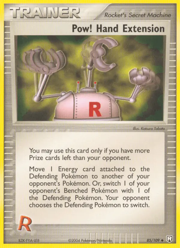 Carta Pow! Hand Extension 85/109 de Team Rocket Returns