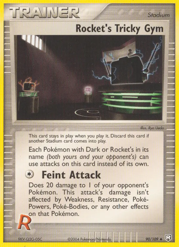 Carta Rocket's Tricky Gym 90/109 de Team Rocket Returns