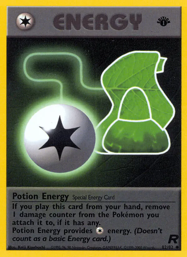 Carta Potion Energy 82/82 de Team Rocket