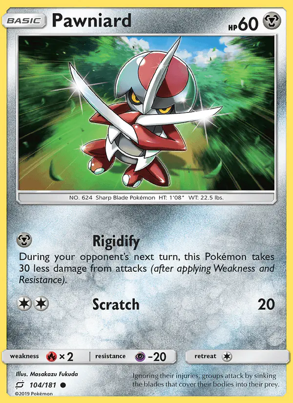 Carta Pawniard 104/181 de Team Up